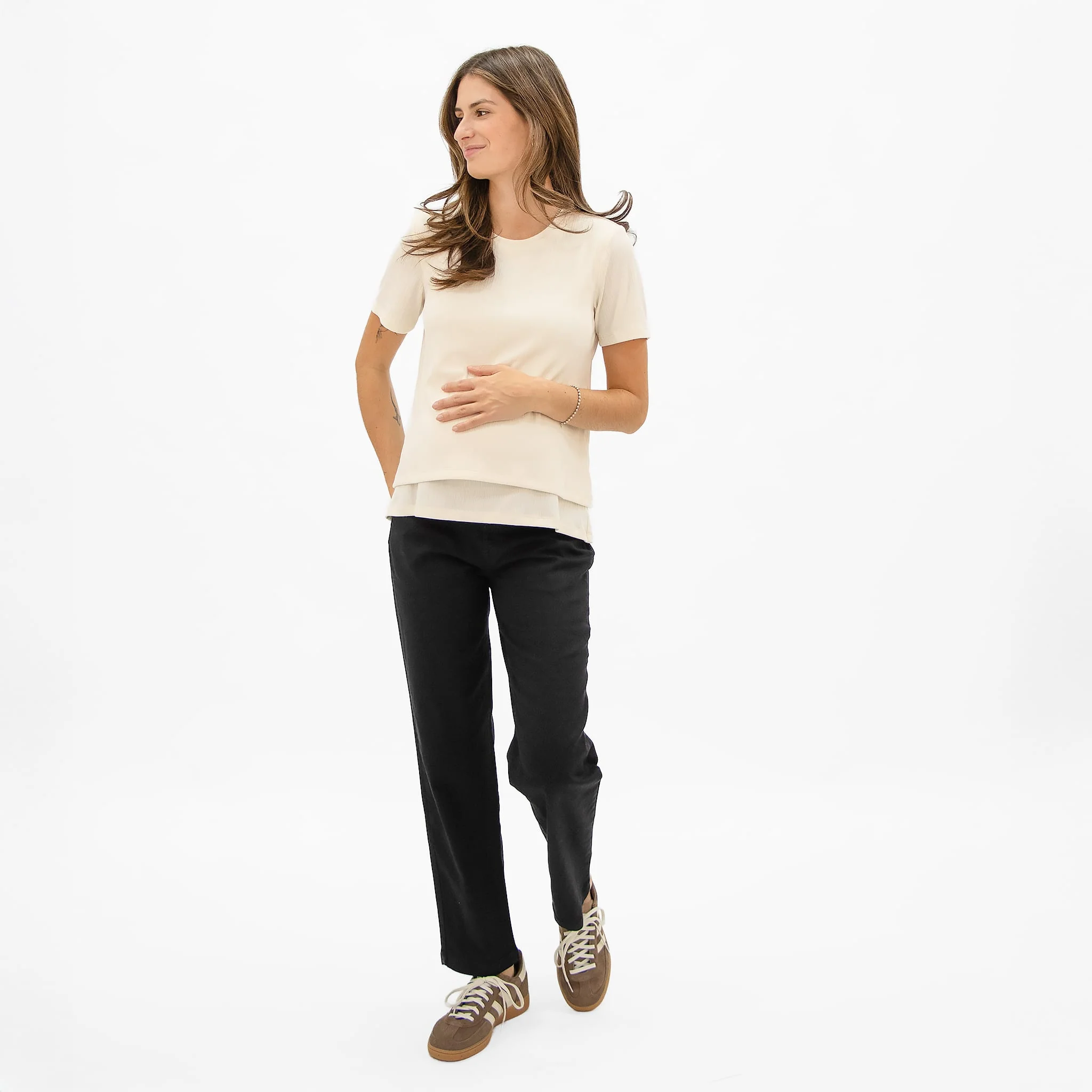 T-shirt Allaitement Ivoire - Image 3