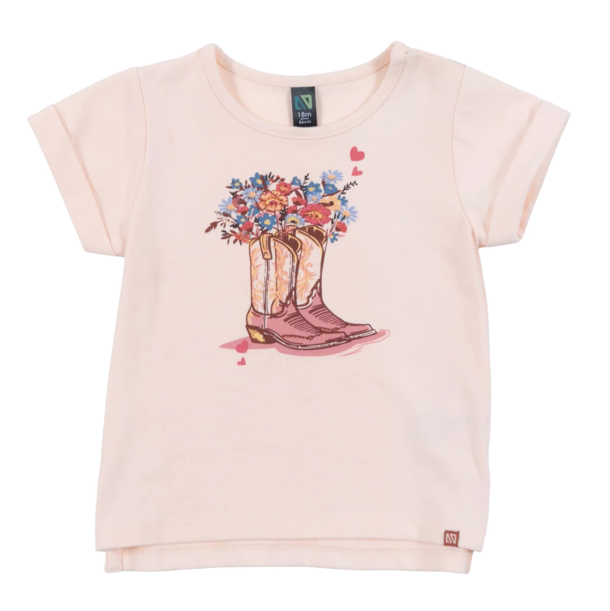 T-shirt Bottes Cowgirl 6-24mois