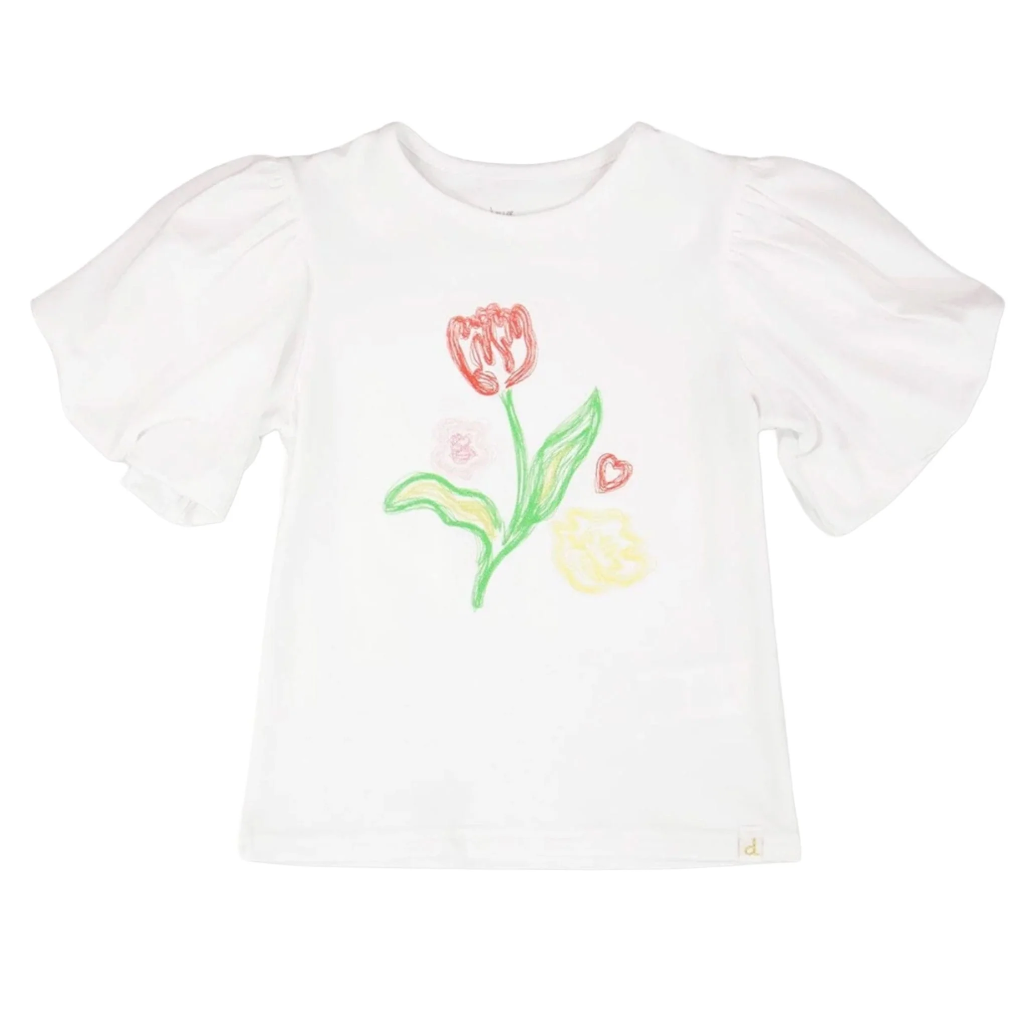 T-shirt Fleur Jonquilles 3-6ans
