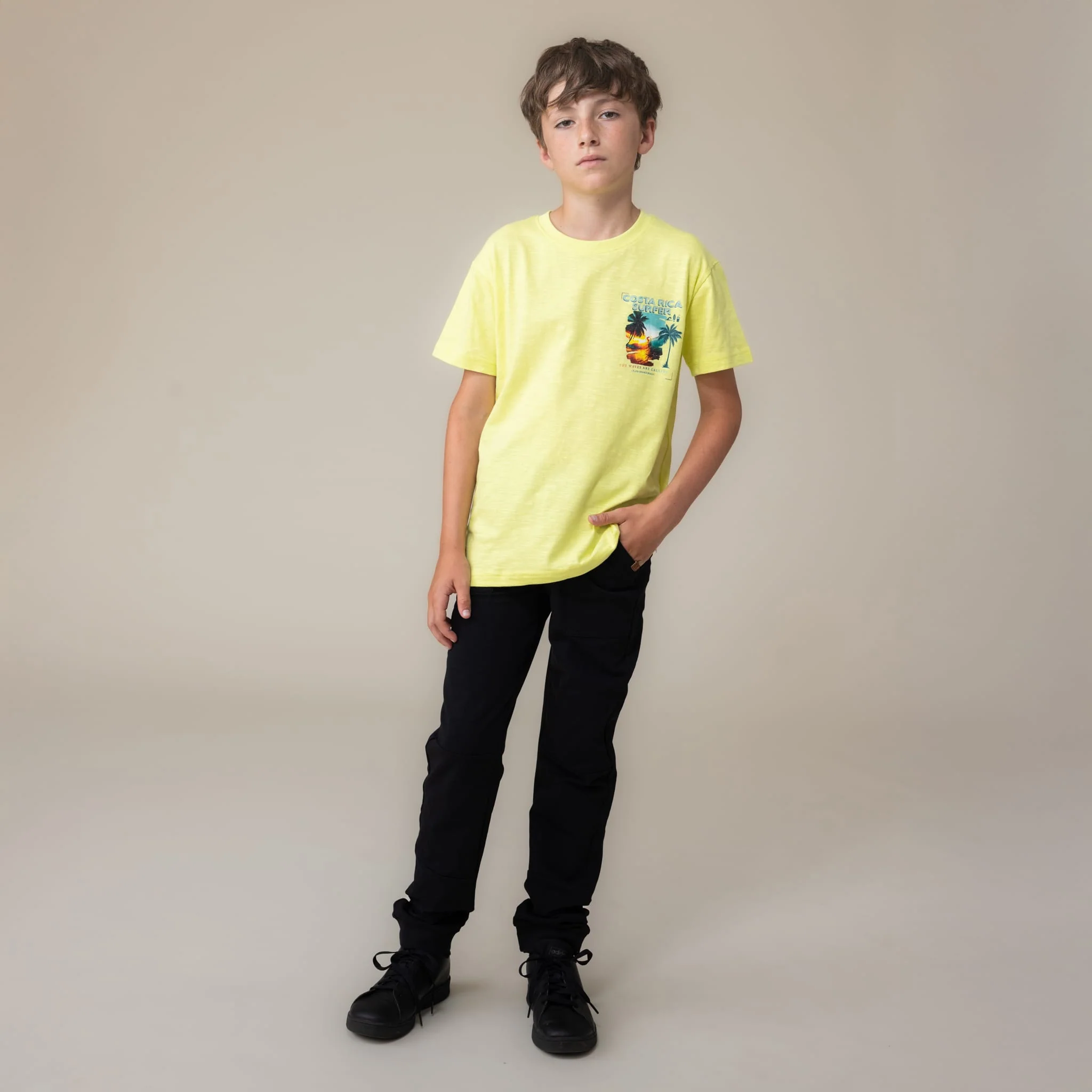 T-shirt Lime Vacances 2-12ans - Image 3