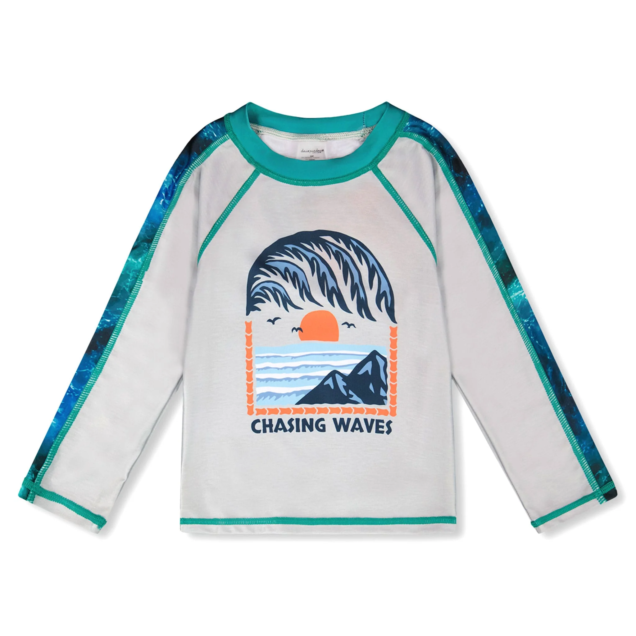 T-shirt Maillot Vagues 2-6ans