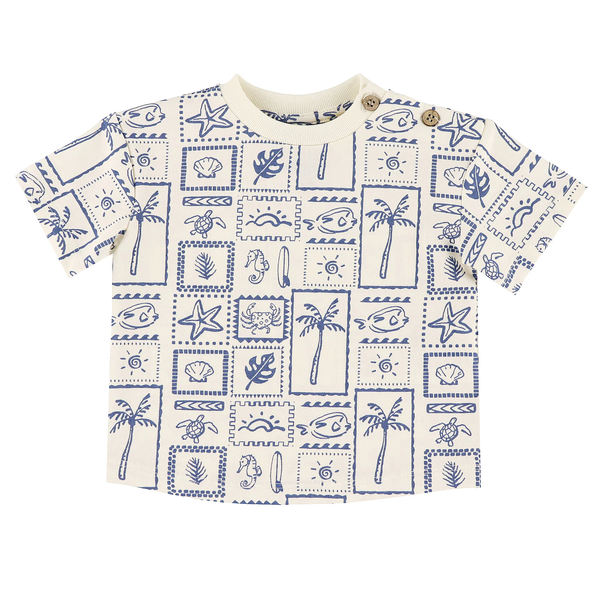 T-shirt Surf Timbres 3-24mois