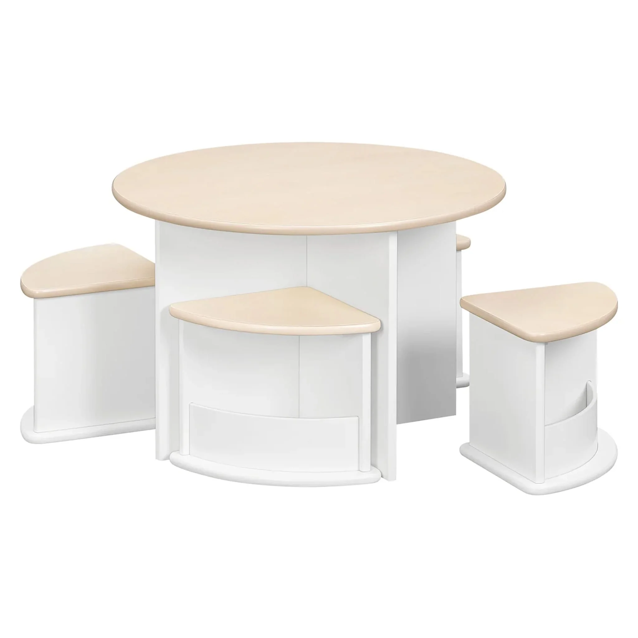 Table de jeu emboîtable Nessa - Blanc