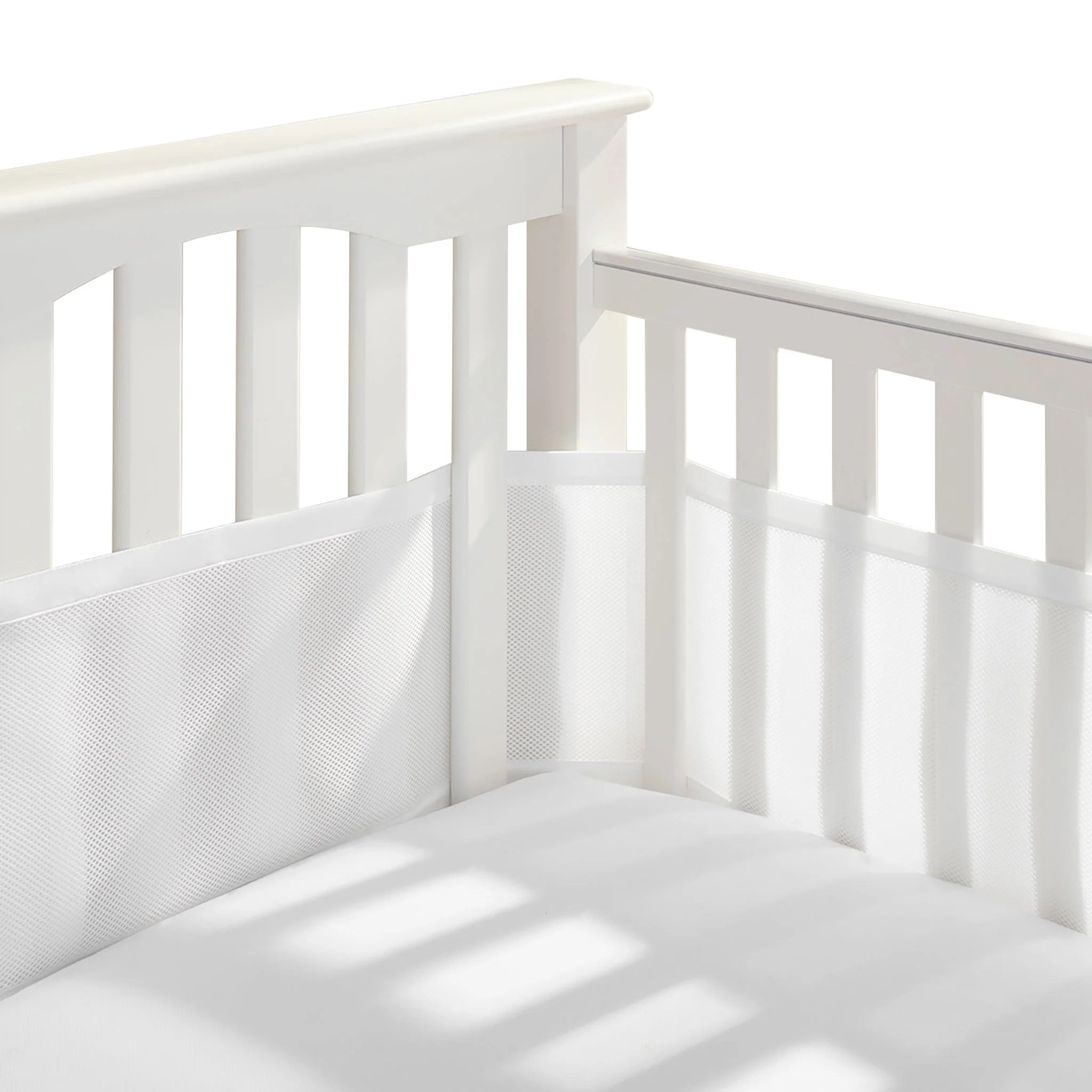 Tour de Lit Bébé en Maille - Blanc