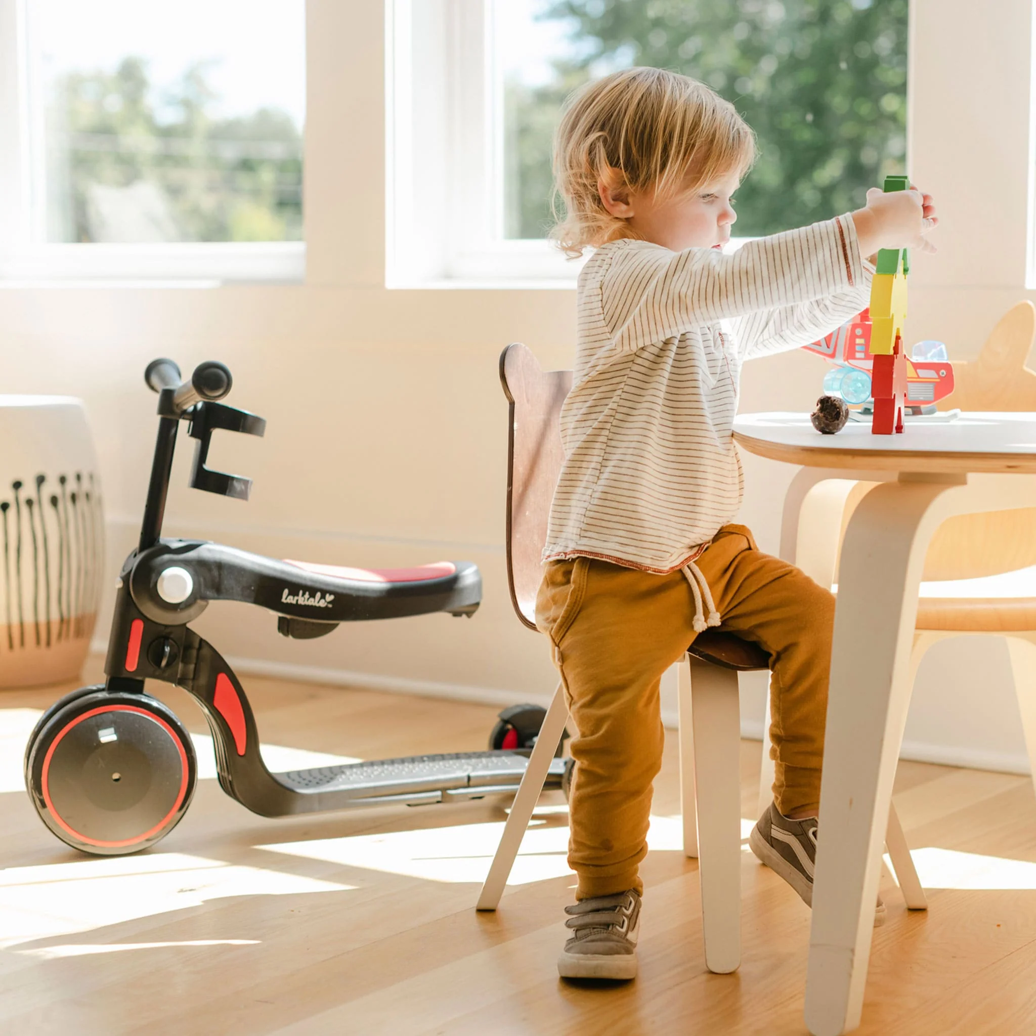Trottinette 5 en 1 Scoobi™ - Rouge - Image 17
