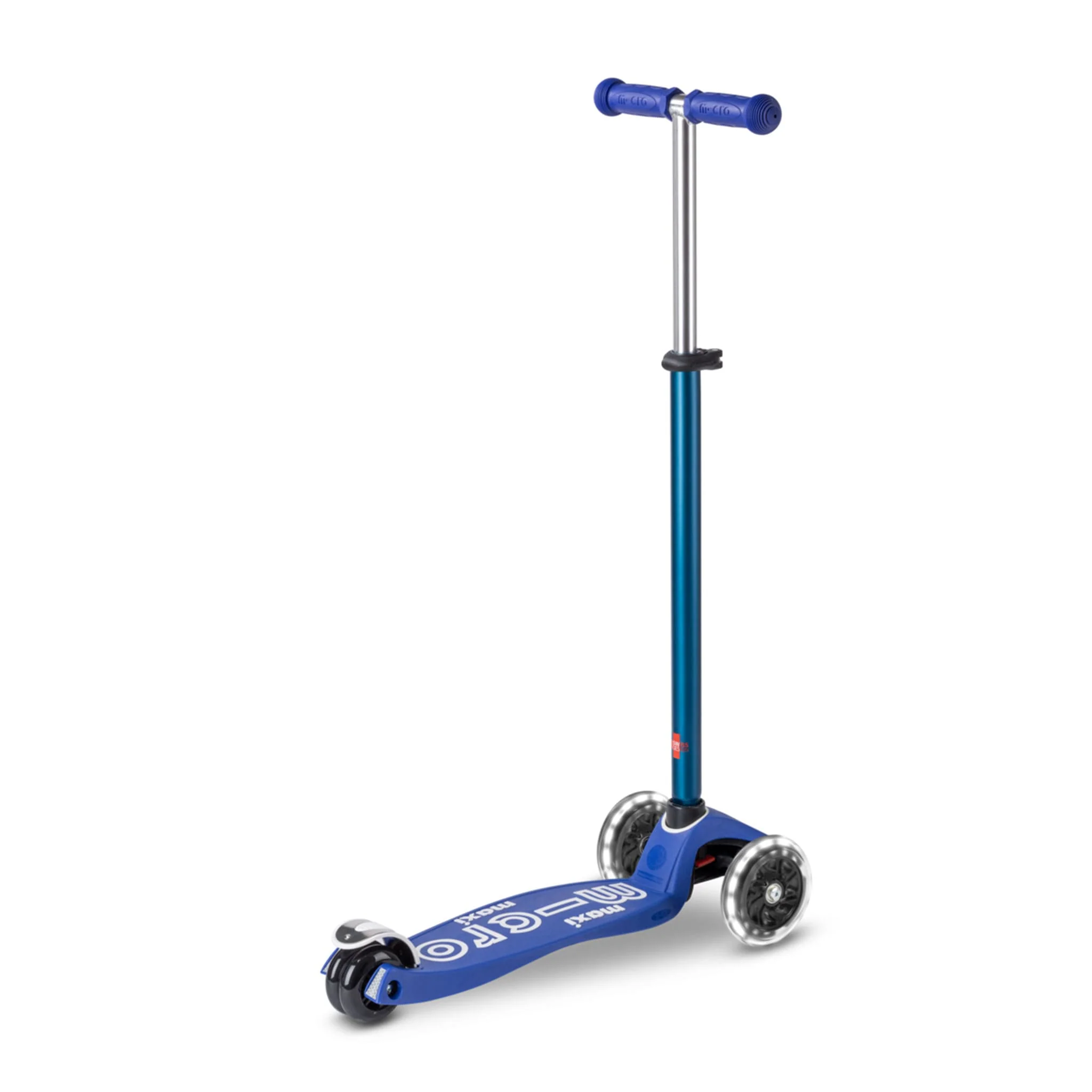 Trottinette LED Maxi MICRO Deluxe - Bleu / Blanc - Image 3