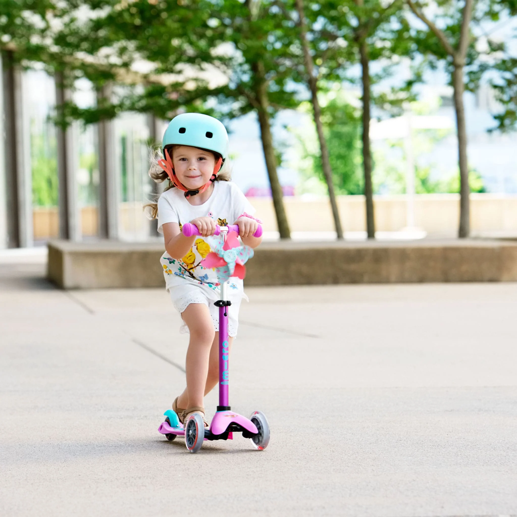 Trottinette LED Mini MICRO Deluxe - Lavande - Image 7