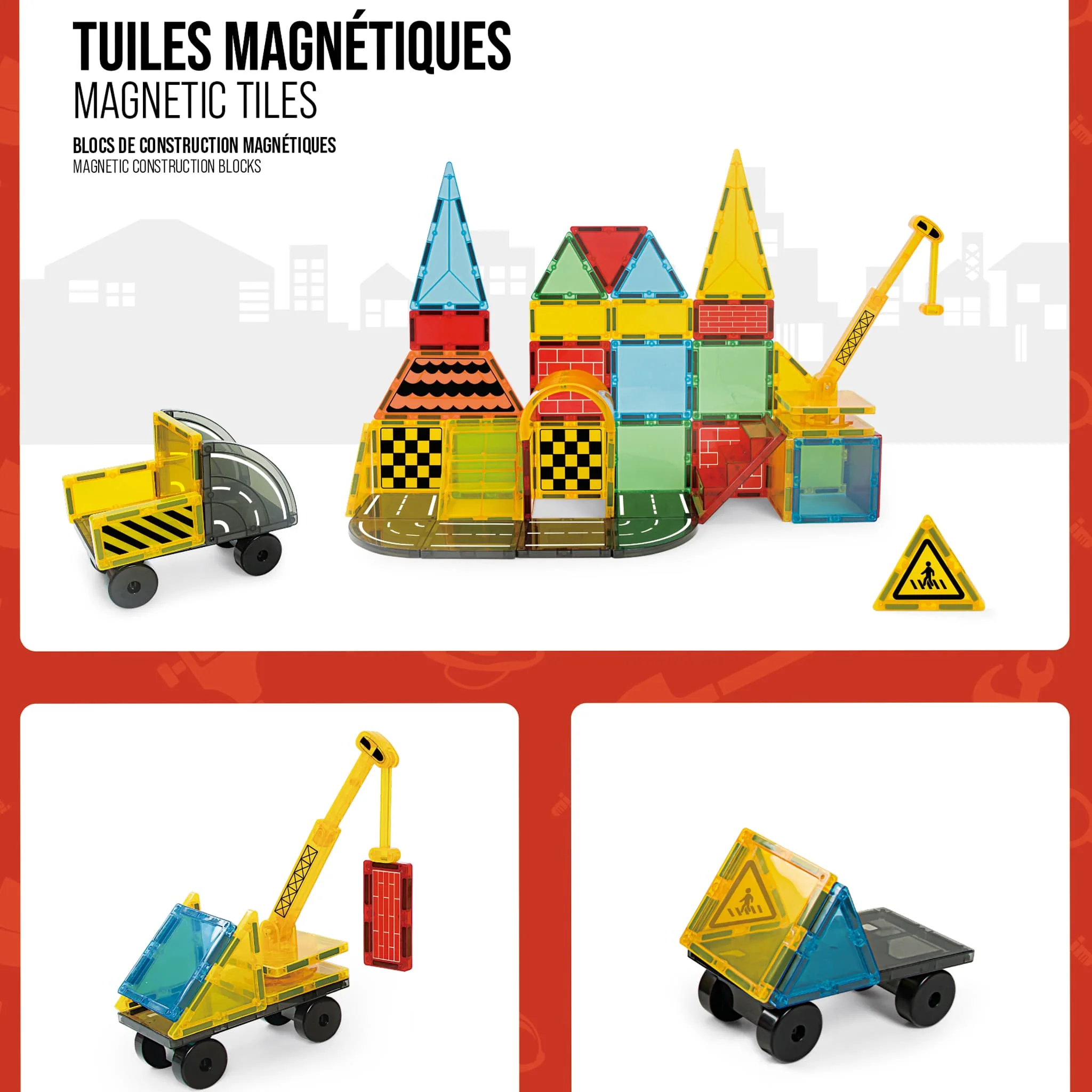 Tuiles Magnétiques Construction de Rêve - Image 4