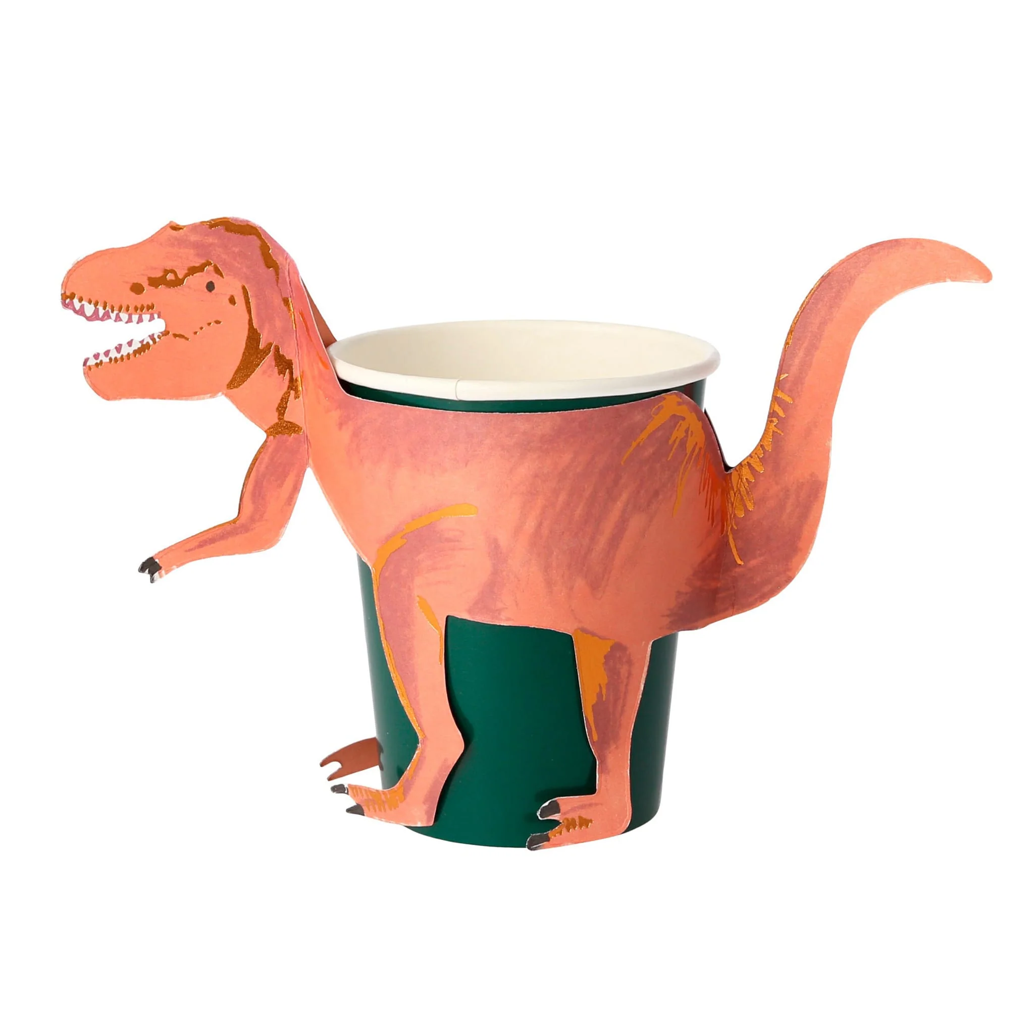 Verres de Carton T-Rex (8) - Dinosaure